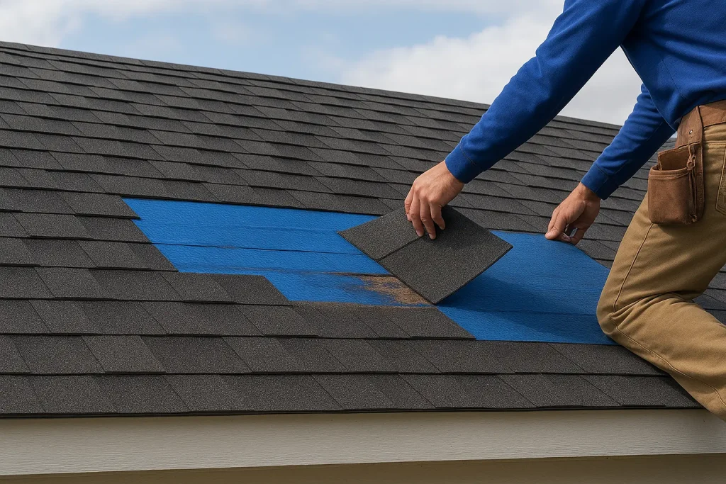 Missing shingles Roof Repair Roof Repair Conroe